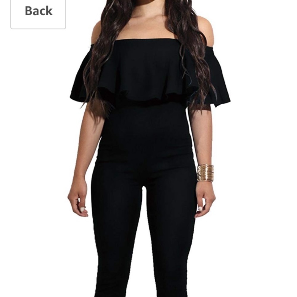 Off the shoulder jumpsuit